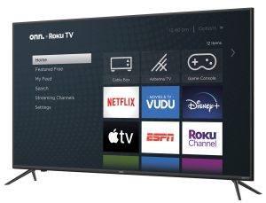 onn 55” 4K LED Roku Smart TV User Guide Image