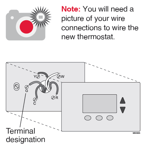 Take a photo of wiring diagram